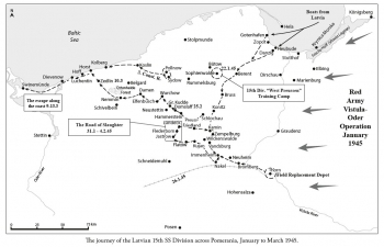 The Road of Slaughter : The Latvian 15th SS Division in Pomerania, January-March 1945 - click to enlarge The Road of Slaughter : The Latvian 15th SS Division in Pomerania, January-March 1945
