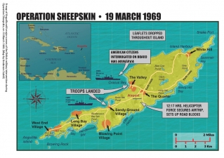 Operation Sheepskin : British Military Intervention in Anguilla, 1969 - click to enlarge Operation Sheepskin : British Military Intervention in Anguilla, 1969