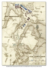A Very Peculiar Battle : The Double Battle of Fere-Champenoise, 25 March 1814 - click to enlarge A Very Peculiar Battle : The Double Battle of Fere-Champenoise, 25 March 1814