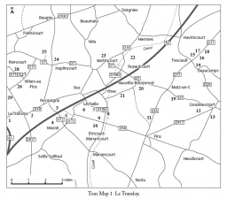 The Battle for the Wastelands : The British and Dominion Corps engagements in the Northern Devastated Zone: March 1917-September 1918 - click to enlarge The Battle for the Wastelands : The British and Dominion Corps engagements in the Northern Devastated Zone: March 1917-September 1918