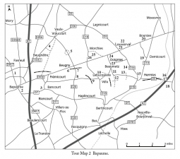 The Battle for the Wastelands : The British and Dominion Corps engagements in the Northern Devastated Zone: March 1917-September 1918 - click to enlarge The Battle for the Wastelands : The British and Dominion Corps engagements in the Northern Devastated Zone: March 1917-September 1918