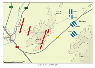 Battles and Battlefields of the Peninsular War - click to enlarge Battles and Battlefields of the Peninsular War