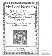 Royalist Newark, 1642-1646 : Sieges and Siege Works - click to enlarge Royalist Newark, 1642-1646 : Sieges and Siege Works