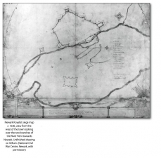 Royalist Newark, 1642-1646 : Sieges and Siege Works - click to enlarge Royalist Newark, 1642-1646 : Sieges and Siege Works