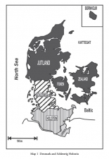 The First Schleswig-Holstein War 1848-50 - click to enlarge The First Schleswig-Holstein War 1848-50