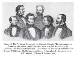 The First Schleswig-Holstein War 1848-50 - click to enlarge The First Schleswig-Holstein War 1848-50