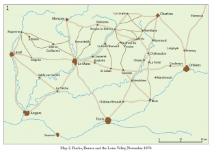The Campaign on the Loire, 1870-1871 : Orleans and Le Mans - click to enlarge The Campaign on the Loire, 1870-1871 : Orleans and Le Mans