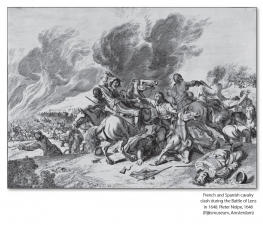 The Battle of Lens 1648 : Conde beats the Spanish - click to enlarge The Battle of Lens 1648 : Conde beats the Spanish