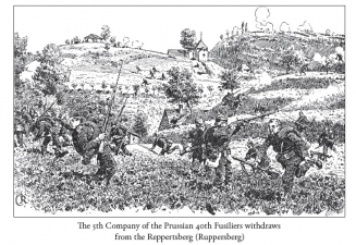 The Battle of Spicheren August 6th 1870 - click to enlarge The Battle of Spicheren August 6th 1870