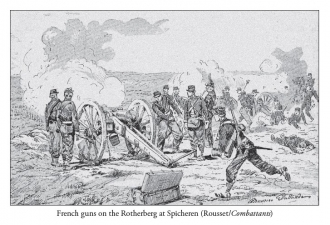 The Battle of Spicheren August 6th 1870 - click to enlarge The Battle of Spicheren August 6th 1870