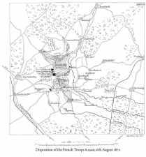 The Battle of Woerth August 6th 1870 - click to enlarge The Battle of Woerth August 6th 1870