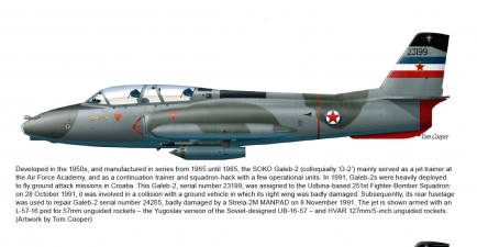 The Yugoslav Air Force Volume 2 : In the Battles for Slovenia, Croatia, and Bosnia and Herzegovina, 1991-1992 - click to enlarge The Yugoslav Air Force Volume 2 : In the Battles for Slovenia, Croatia, and Bosnia and Herzegovina, 1991-1992
