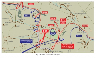 Confronting Case Blue : Briansk Front's Attempt to Derail the German Drive to the Caucasus July 1942 - click to enlarge Confronting Case Blue : Briansk Front's Attempt to Derail the German Drive to the Caucasus July 1942