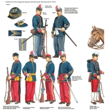 Japanese Military Uniforms 1841-1929 : From the fall of the Shogunate to the Russo-Japanese War - click to enlarge Japanese Military Uniforms 1841-1929 : From the fall of the Shogunate to the Russo-Japanese War