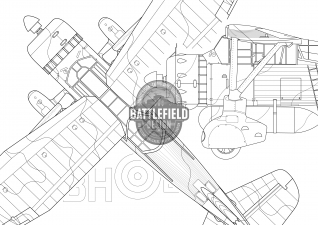 Aircraft & Armour Colouring Book - click to enlarge Aircraft & Armour Colouring Book