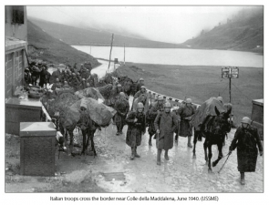 The Italian Army in the Battle of the Alps 1940 - click to enlarge The Italian Army in the Battle of the Alps 1940