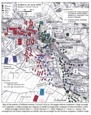 Decision in Lombardy : The Battle of Solferino, 24 June 1859 - click to enlarge Decision in Lombardy : The Battle of Solferino, 24 June 1859