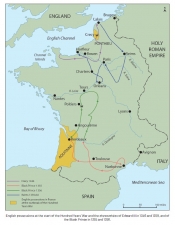English Armies in France during the Hundred Years' War, 1337-1453 : 'a very bellicose people...' - click to enlarge English Armies in France during the Hundred Years' War, 1337-1453 : 'a very bellicose people...'