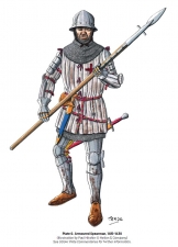 English Armies in France during the Hundred Years' War, 1337-1453 : 'a very bellicose people...' - click to enlarge English Armies in France during the Hundred Years' War, 1337-1453 : 'a very bellicose people...'