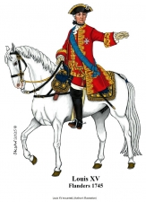 The French Army in the War of the Austrian Succession 1740-1748 Volume 1 : General Command and Organisation, Maison du Roi, Uniforms, and Colours