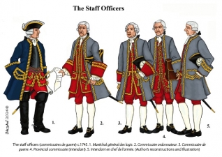 The French Army in the War of the Austrian Succession 1740-1748 Volume 1 : General Command and Organisation, Maison du Roi, Uniforms, and Colours