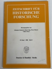 Zeitschrift f&uuml;r Historische Forschung : Vierteljahresschrift zur Erforschung des Sp&auml;tmittelalters und der fr&uuml;hen Neuzeit