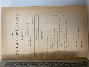 The Brigade of Guards Magazine Volume IV 1891 - click to enlarge The Brigade of Guards Magazine Volume IV 1891