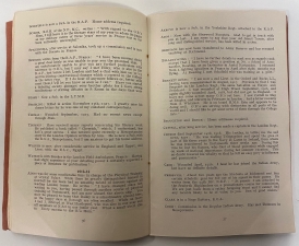 O.B.’s War Hum and Roll of Service : “Una Mente.” - click to enlarge O.B.’s War Hum and Roll of Service : “Una Mente.”
