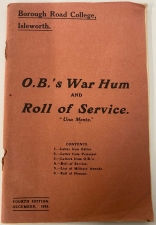 O.B.’s War Hum and Roll of Service : “Una Mente.” - click to enlarge O.B.’s War Hum and Roll of Service : “Una Mente.”
