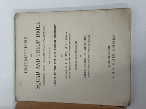 Instructions in Squad and Troop Drill : (Compiled from Cavalry Training, 1907, etc.) For the Use of N.C.O.’s of the Fife and Forfar Yeomanry - click to enlarge Instructions in Squad and Troop Drill : (Compiled from Cavalry Training, 1907, etc.) For the Use of N.C.O.’s of the Fife and Forfar Yeomanry
