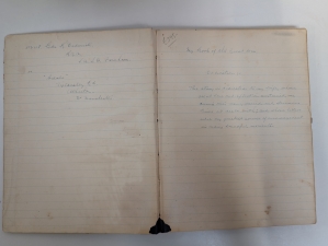Manuscript Memoir of Service in the Great War with 278th Battery, 55th Division, and Royal Tank Regiment Service, 1939-40 - click to enlarge Manuscript Memoir of Service in the Great War with 278th Battery, 55th Division, and Royal Tank Regiment Service, 1939-40