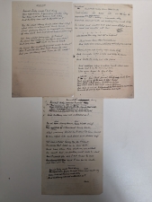 Manuscript Memoir of Service in the Great War with 278th Battery, 55th Division, and Royal Tank Regiment Service, 1939-40 - click to enlarge Manuscript Memoir of Service in the Great War with 278th Battery, 55th Division, and Royal Tank Regiment Service, 1939-40