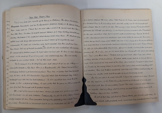 Manuscript Memoir of Service in the Great War with 278th Battery, 55th Division, and Royal Tank Regiment Service, 1939-40 - click to enlarge Manuscript Memoir of Service in the Great War with 278th Battery, 55th Division, and Royal Tank Regiment Service, 1939-40