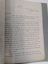 Arthur Dean: Typescript Copies of First World War Letters, 1916–1917 : 82nd Field Company, Royal Engineers; approximately 100 sheets - click to enlarge Arthur Dean: Typescript Copies of First World War Letters, 1916–1917 : 82nd Field Company, Royal Engineers; approximately 100 sheets
