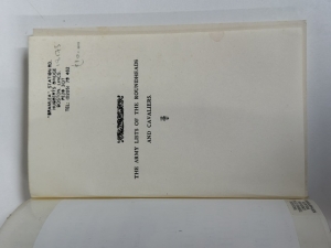 The Army Lists of the Roundheads and Cavaliers : Containing the Names of the Officers in the Royal and Parliamentary Armies of 1642 - click to enlarge The Army Lists of the Roundheads and Cavaliers : Containing the Names of the Officers in the Royal and Parliamentary Armies of 1642